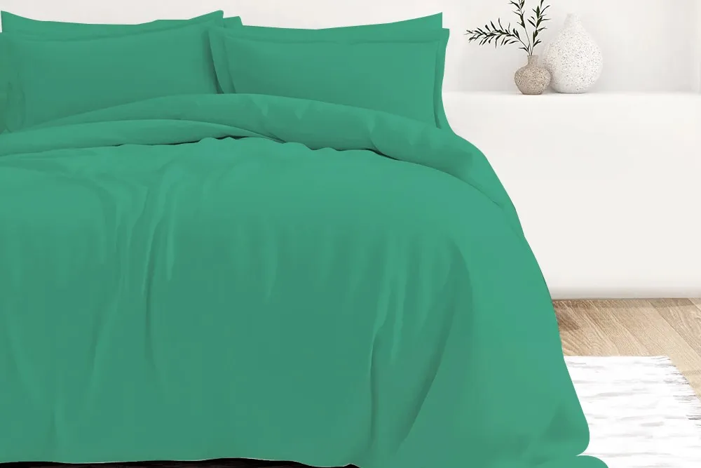 Housse de couette Percale 240x280 Céladon